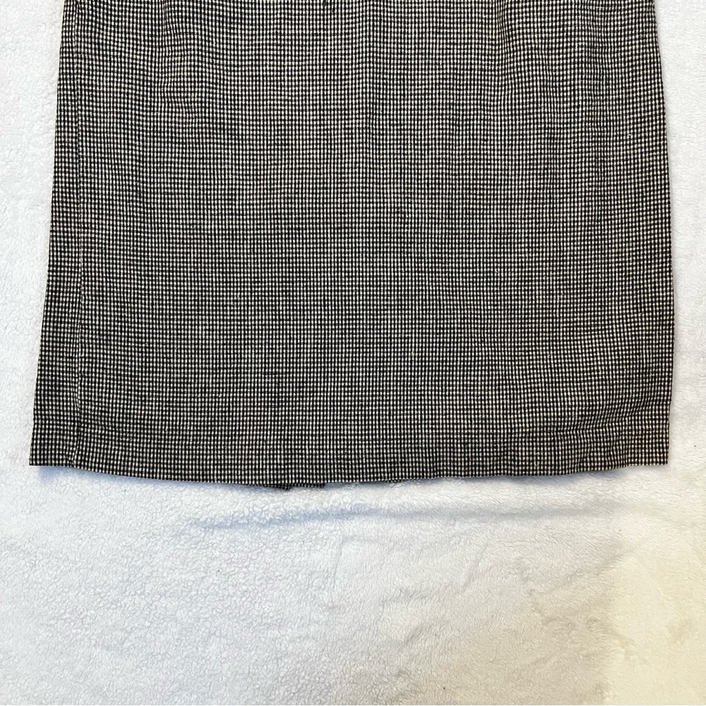Vintage Peddlers HighWaisted Skirt Gray and White Houndstooth 9/10 - Picture 6 of 12
